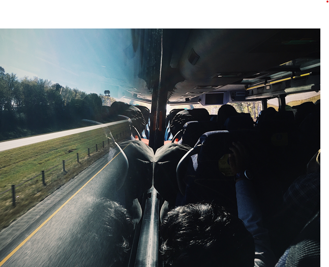 viagem de ônibus